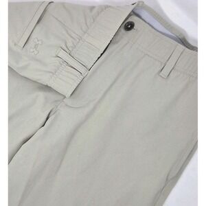 Under Armour Men's UA Drive Golf Pants 34x32 Beige‎ Tan Stretch (fits 32x32)